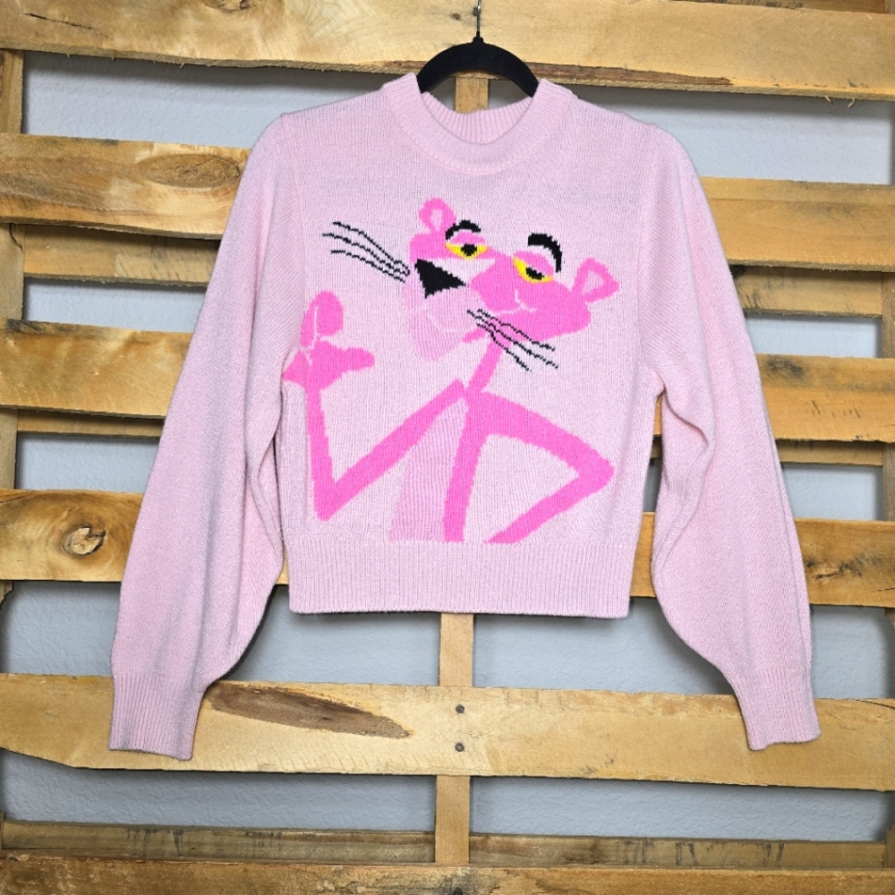 Pink Panther Graphic Sweater Size: XS